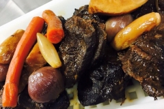 La joue de Bœuf confite